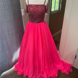 Sparkling Pink custom Yubin size girls 14 adult 0/2 see measurements